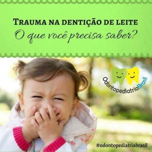 Traumas em Dentes de leite - O que fazer?